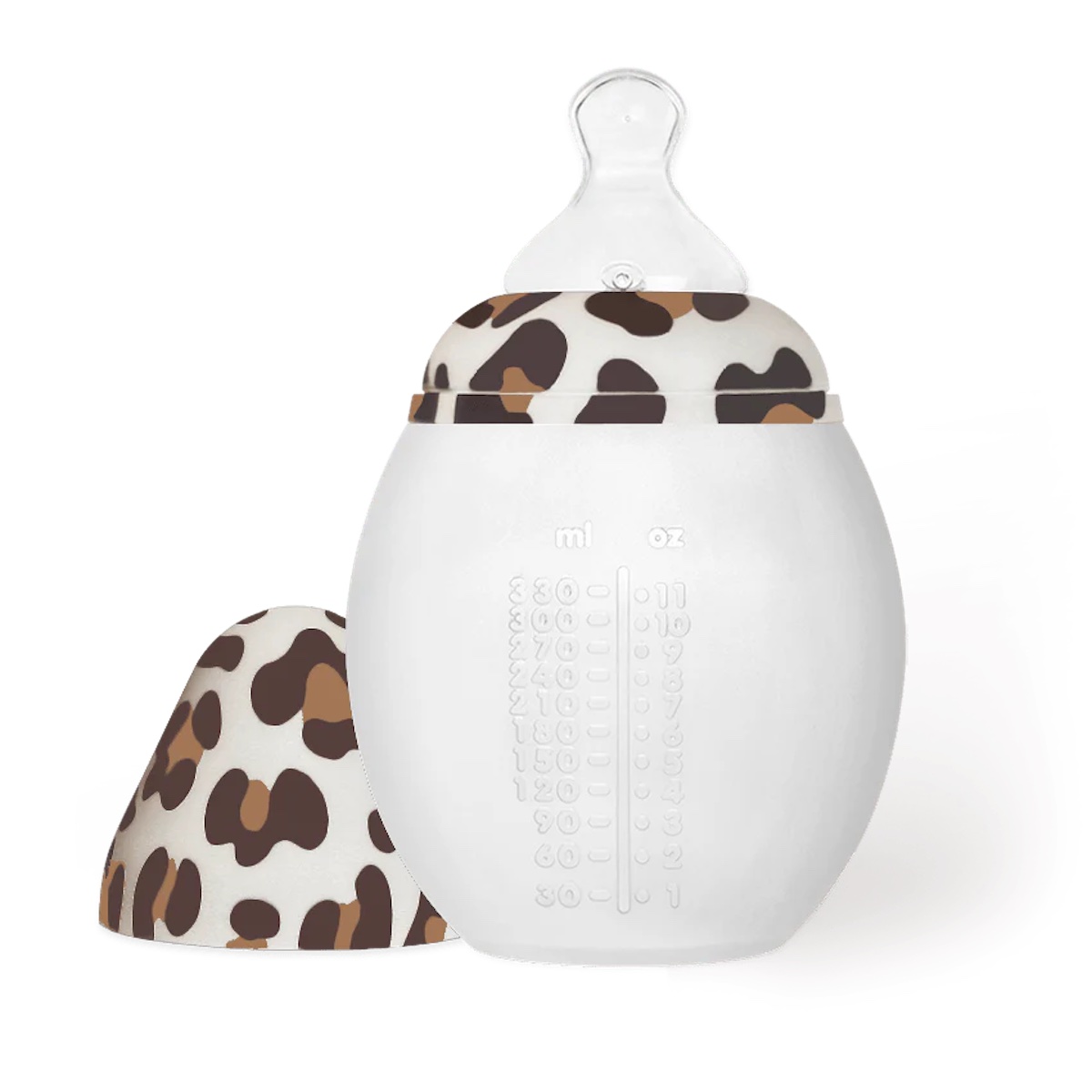 Biberón anticólicos 330ml Elhée leopard
