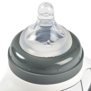 Biberón aprendizaje 2en1 210ml Béaba gris mineral
