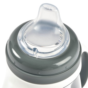 Biberón aprendizaje 2en1 210ml Béaba gris mineral