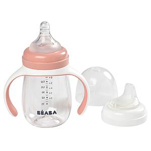 Biberón aprendizaje 2en1 210ml Béaba old pink