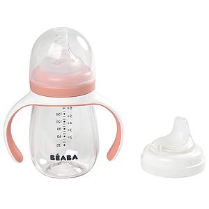 Biberón aprendizaje 2en1 210ml Béaba old pink