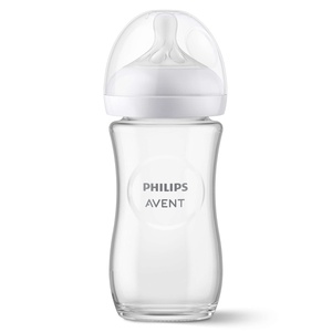 Biberón cristal 240ml NATURAL Response 3.0 Avent