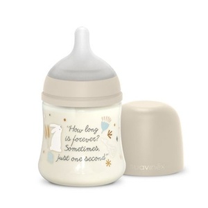 Biberón poliamida 150ml WONDERLAND Suavinex Frase beige