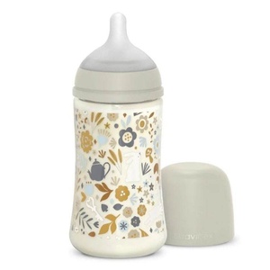 Biberón poliamida 270ml Wonderland Suavinex Liberty gris