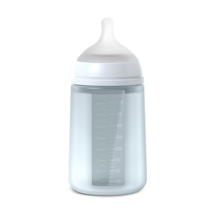 Biberón silicona 240ml COLOUR ESSENCE Suavinex azul claro