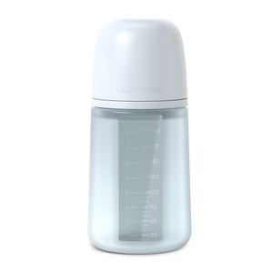 Biberón silicona 240ml COLOUR ESSENCE Suavinex azul claro