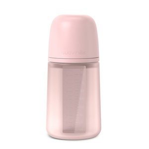 Biberón silicona 240ml COLOUR ESSENCE Suavinex rosa claro