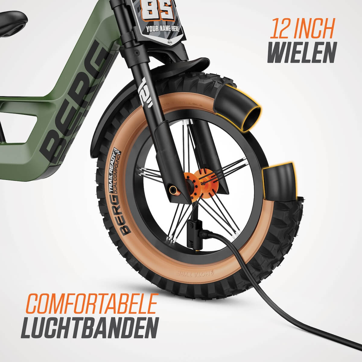 Bicicleta equilibrio BIKY TRAIL Berg verde