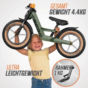 Bicicleta equilibrio BIKY TRAIL Berg verde