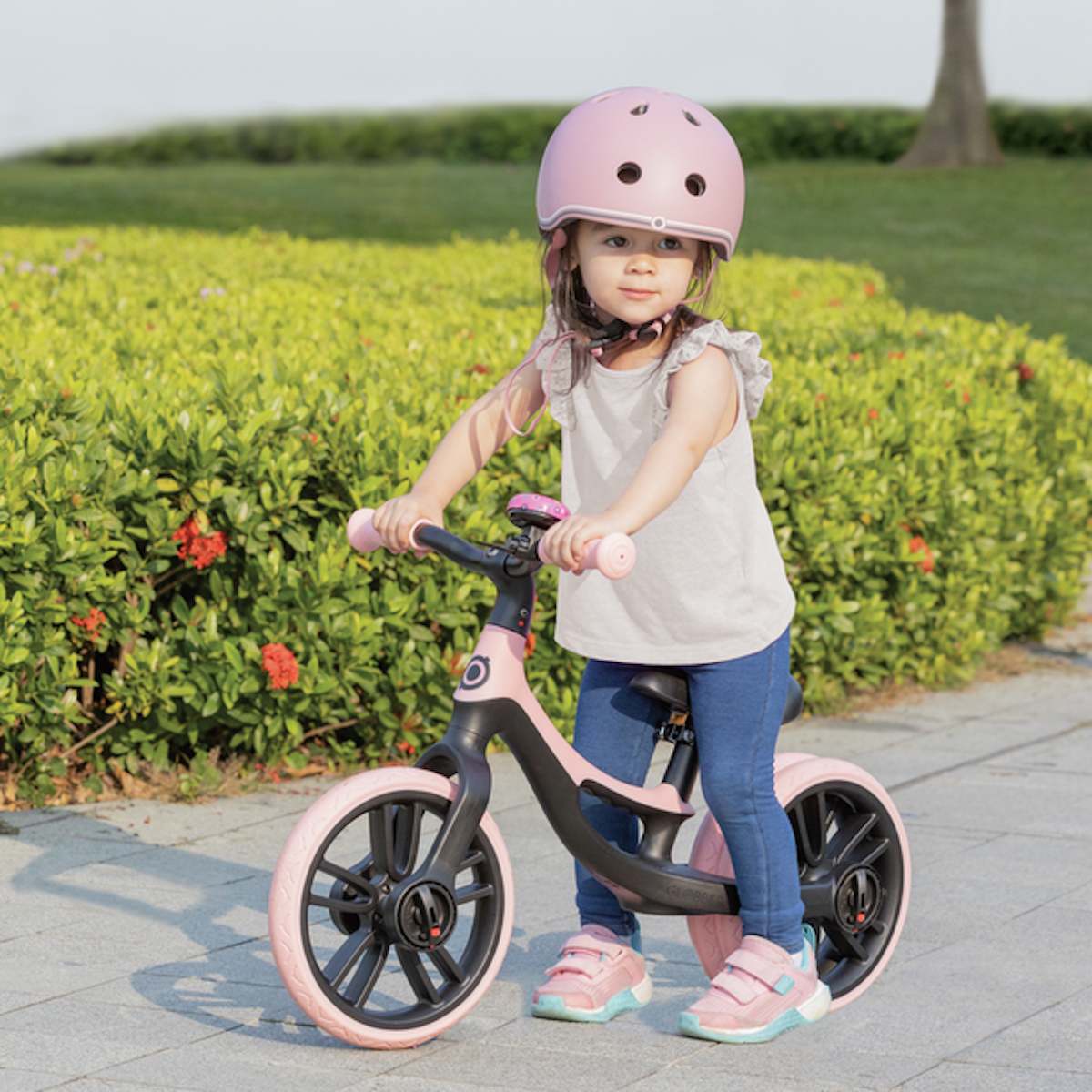 Bicicleta equilibrio GO BIKE ELITE DUO Globber pastel pink