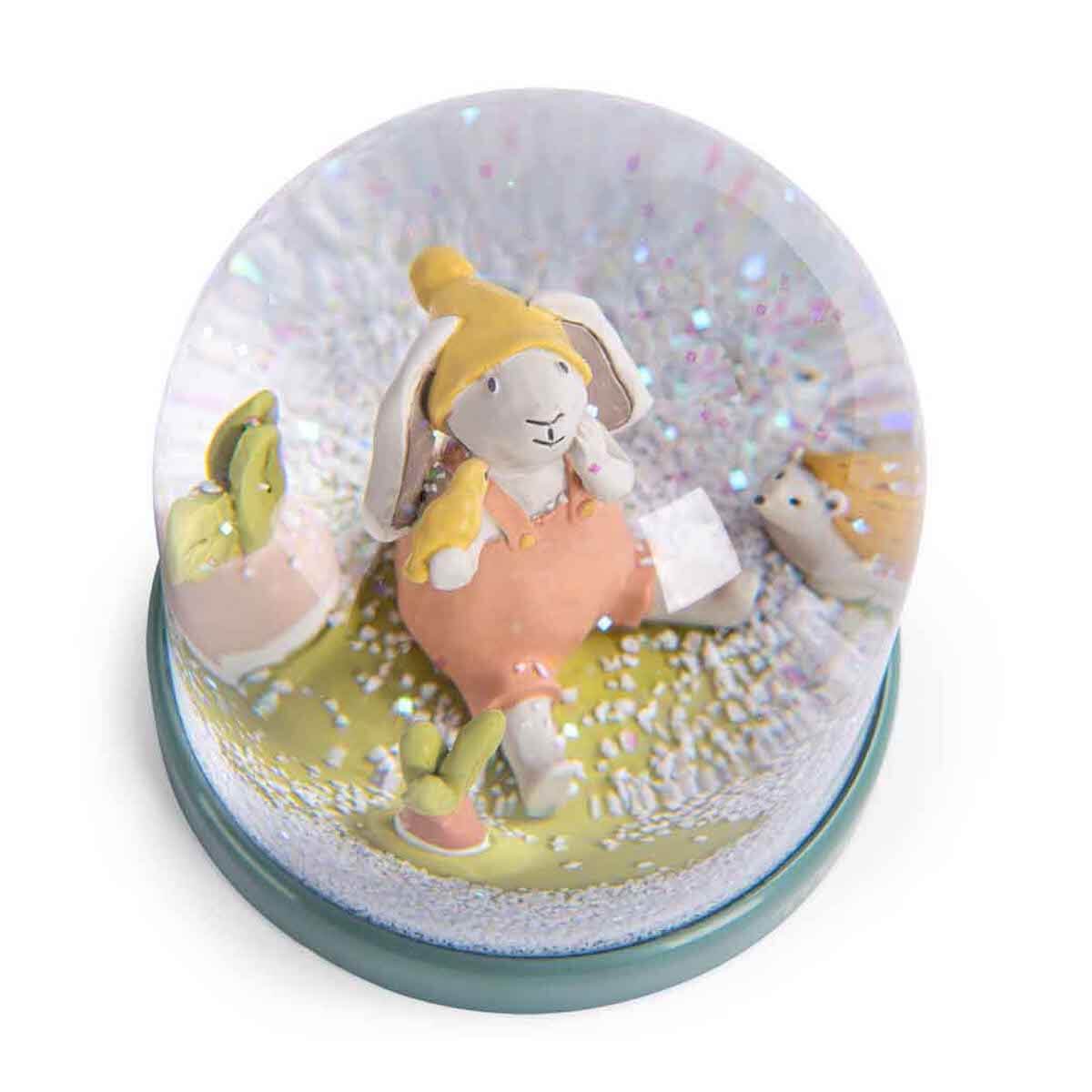 Bola de nieve TROIS PETITS LAPINS Moulin Roty