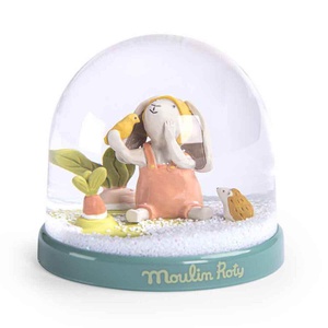 Bola de nieve TROIS PETITS LAPINS Moulin Roty