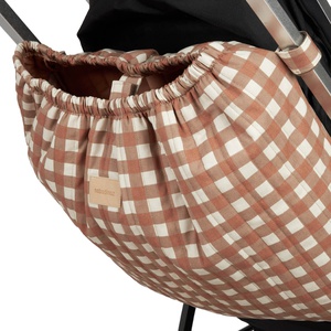Bolsa almacenaje cochecito HYDE PARK Nobodinoz terracotta checks