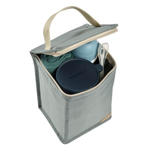 Bolsa comida isotérmica Béaba verde salvia