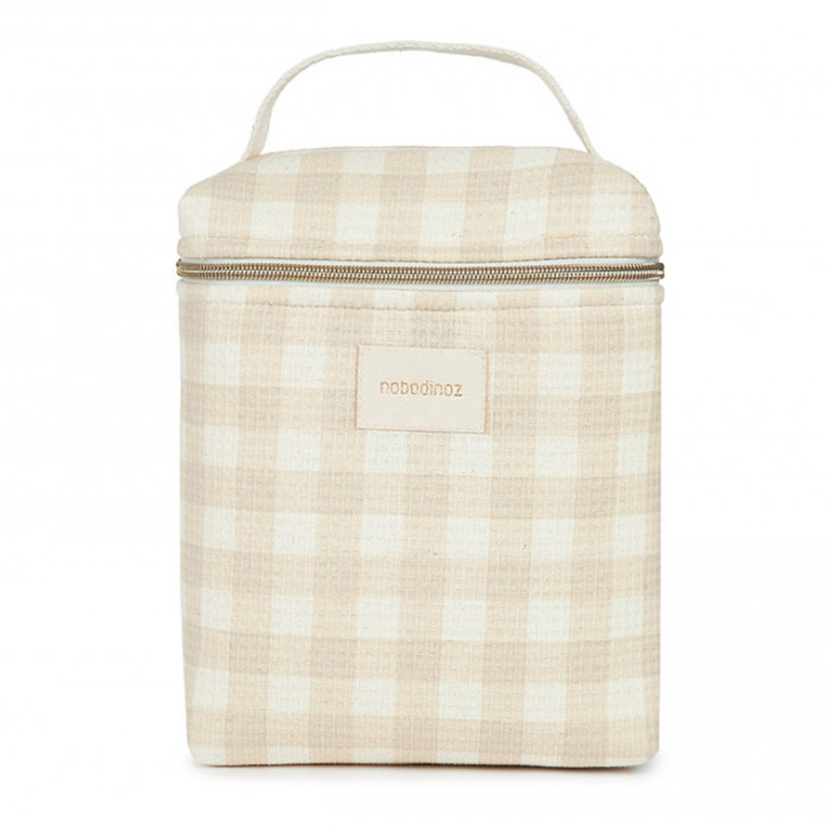 Bolsa isotérmica CONCERTO Nobodinoz ivory checks