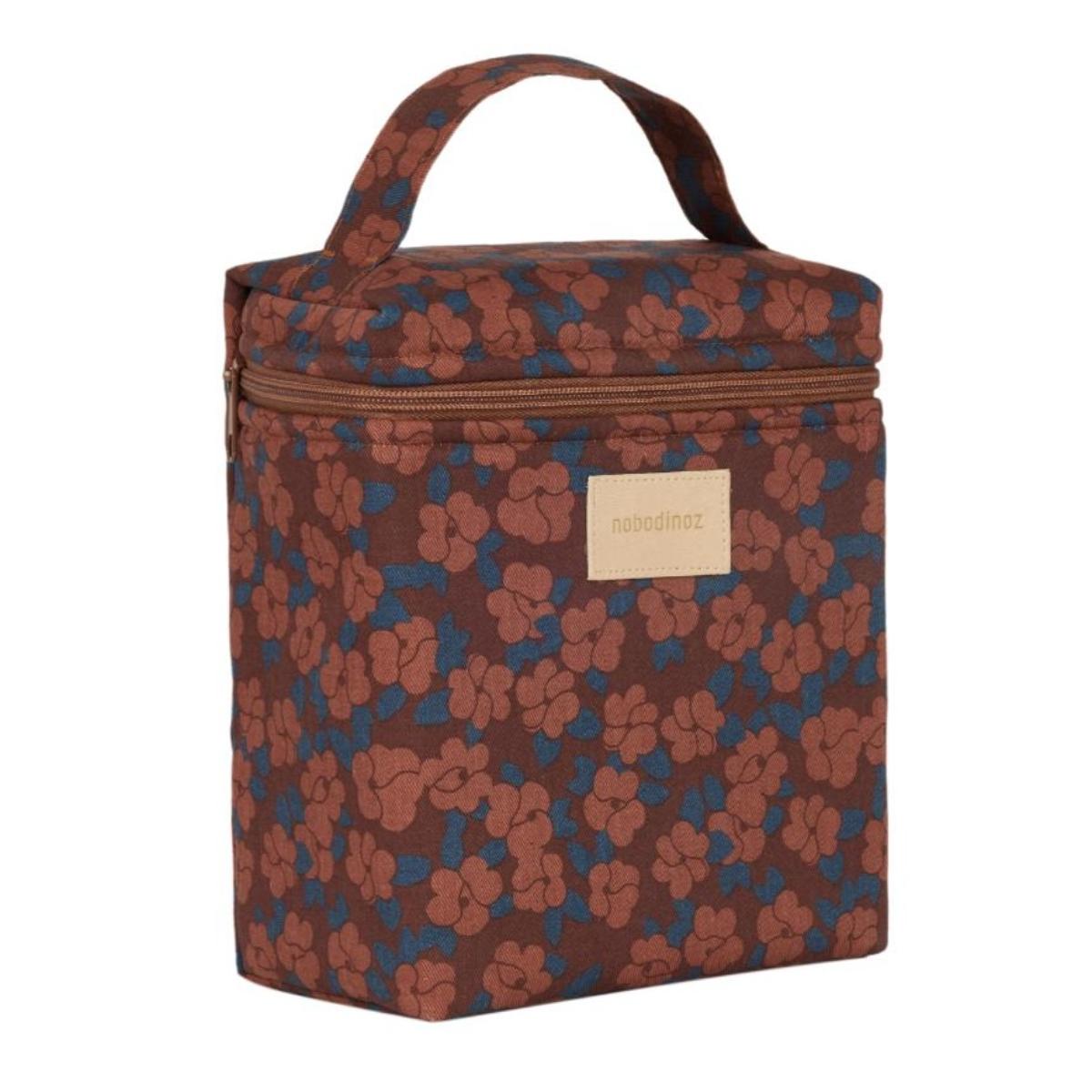 Bolsa isotérmica HYDE PARK Nobodinoz maroon poppies