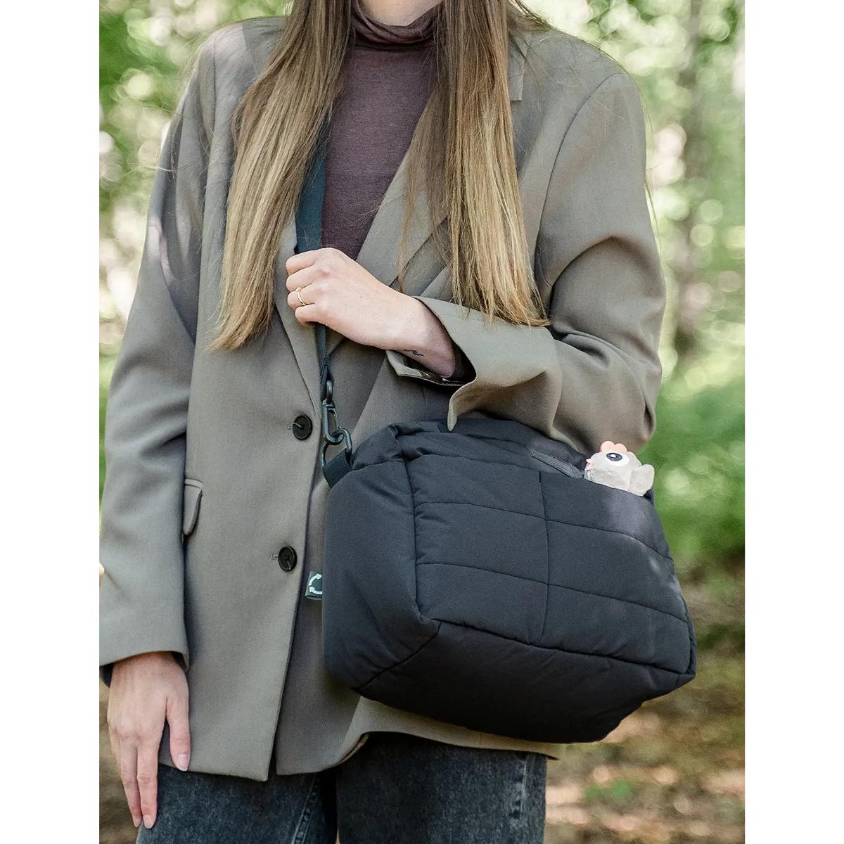Bolso cambiador acolchado cochecito Done by Deer black