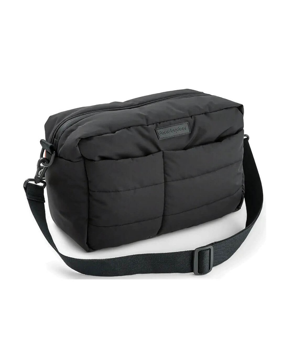 Bolso cambiador acolchado cochecito Done by Deer black