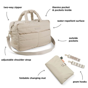 Bolso cambiador acolchado Done by Deer sand