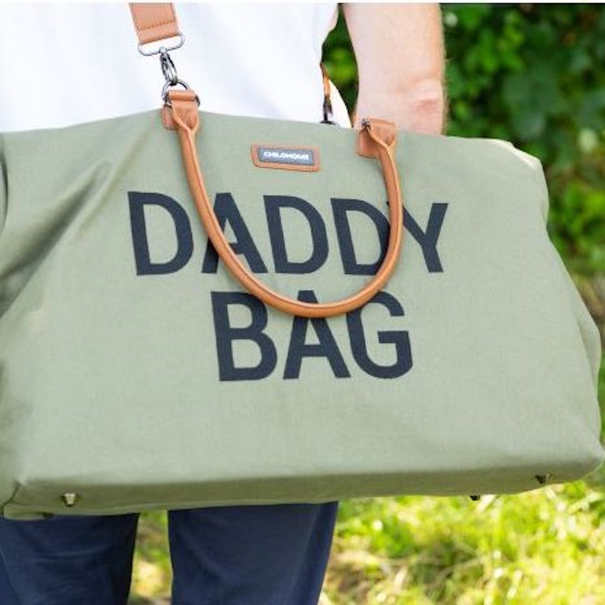 Bolso cambiador DADDY BAG Childhome Lona caqui