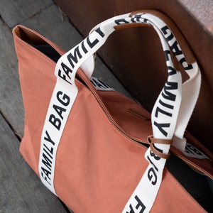 Bolso cambiador FAMILY BAG SIGNATURE Childhome Lona terracotta