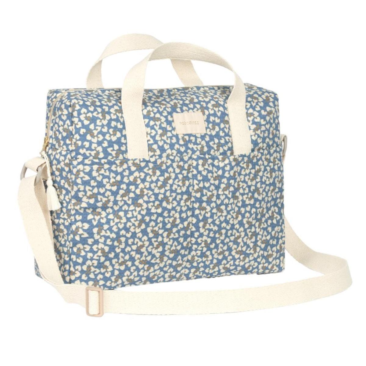 Bolso cambiador GALA Nobodinoz blue yumiko
