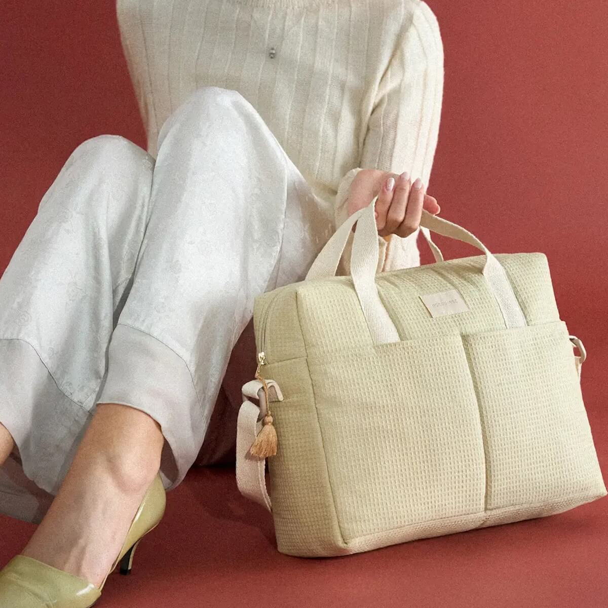 Bolso cambiador GALA Nobodinoz green tea