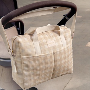 Bolso cambiador GALA Nobodinoz ivory checks