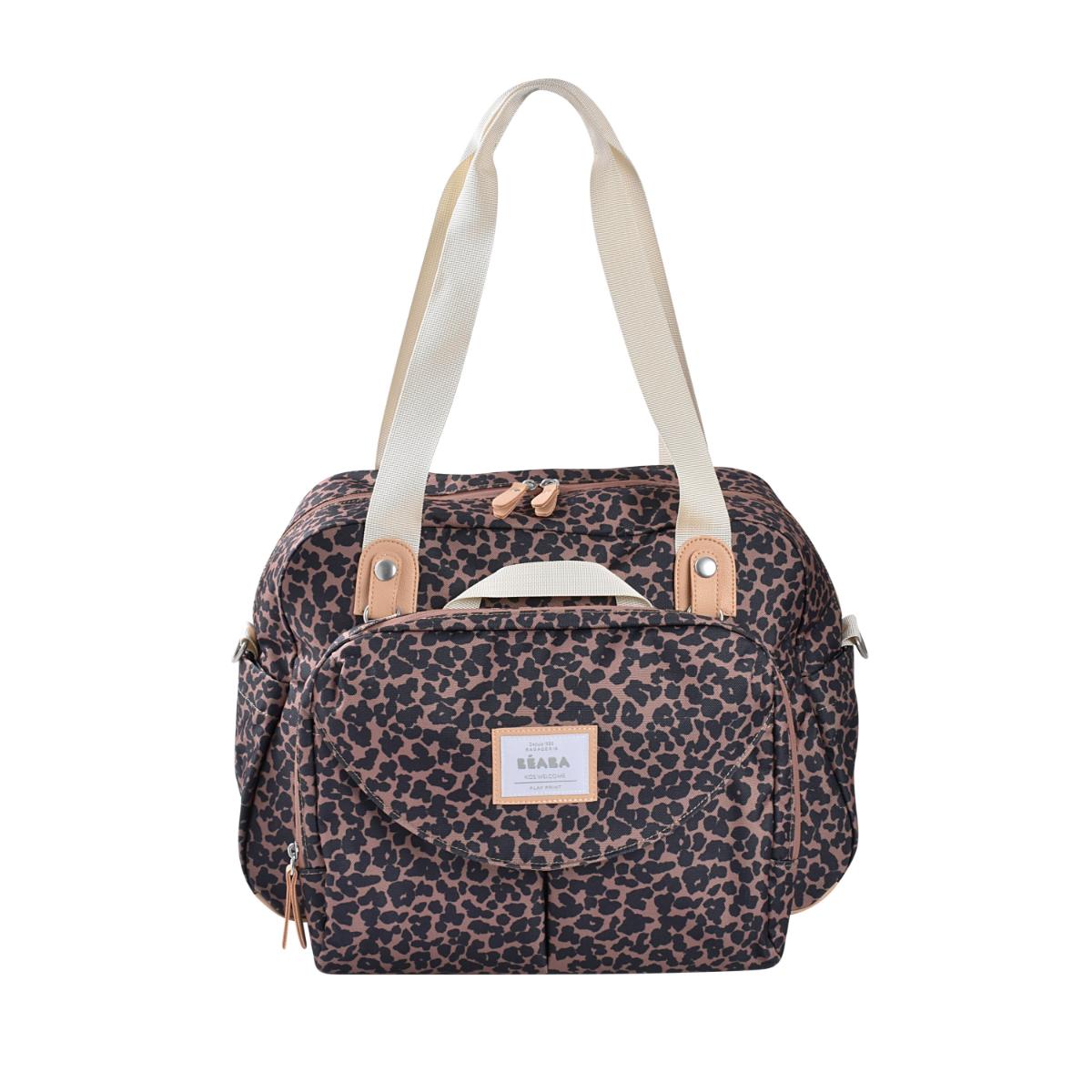 Bolso cambiador GENÈVE II  Béaba Edición limitada Leopardo