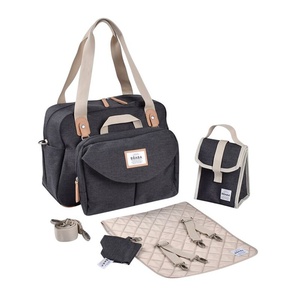 Bolso cambiador Ginebra II Beaba gris oscuro