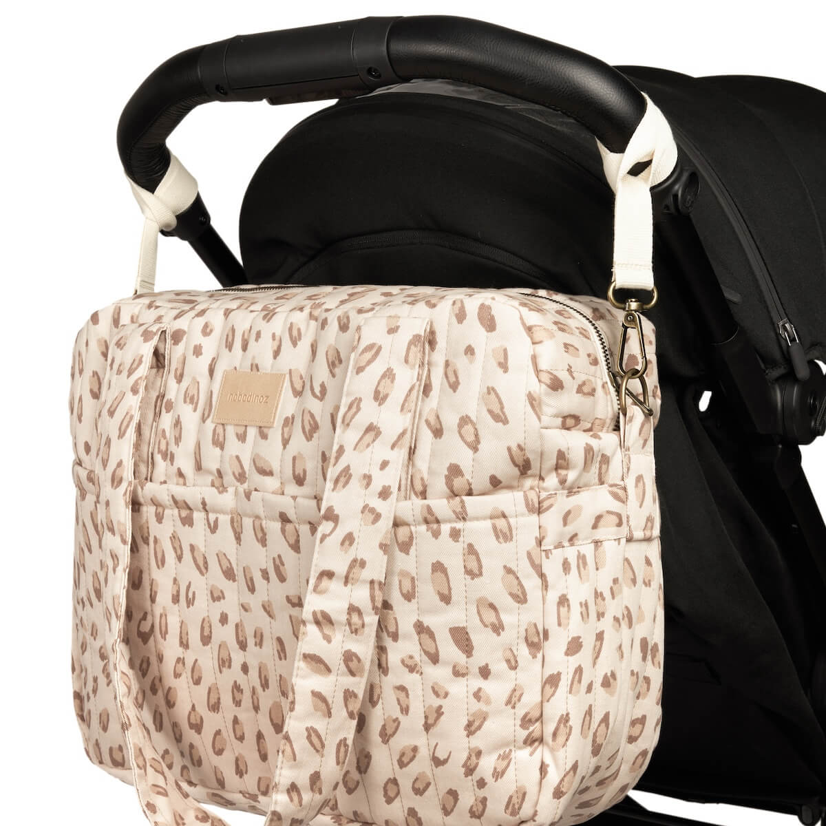 Bolso cambiador impermeable HYDE PARK Nobodinoz leonie latte