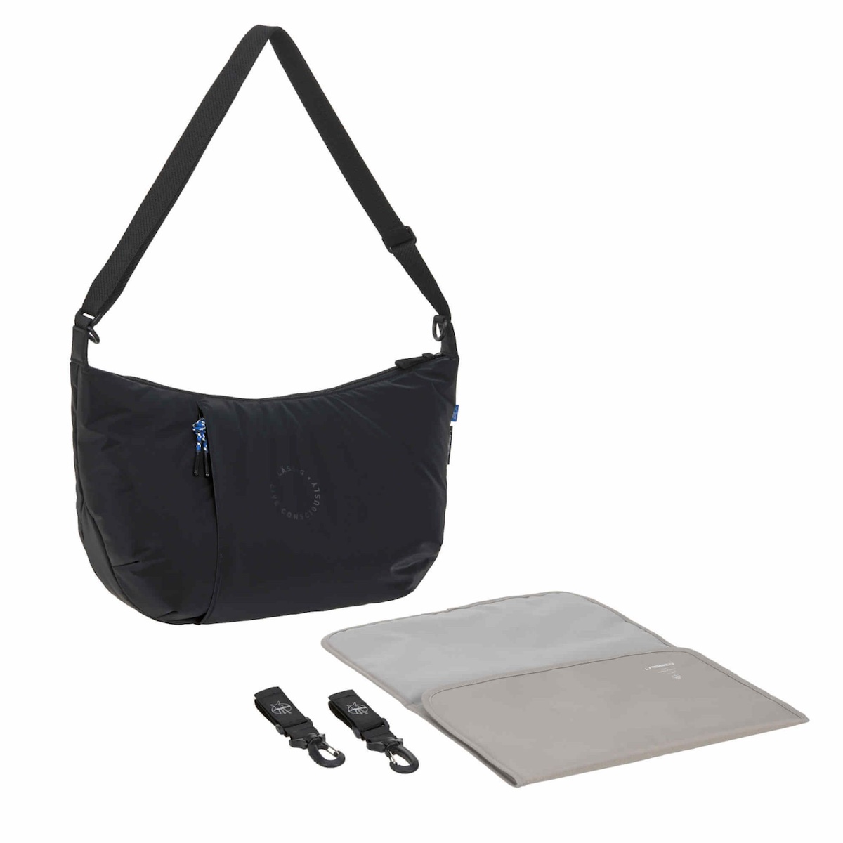 Bolso cambiador Lunua GREEN LABEL Laessig negro