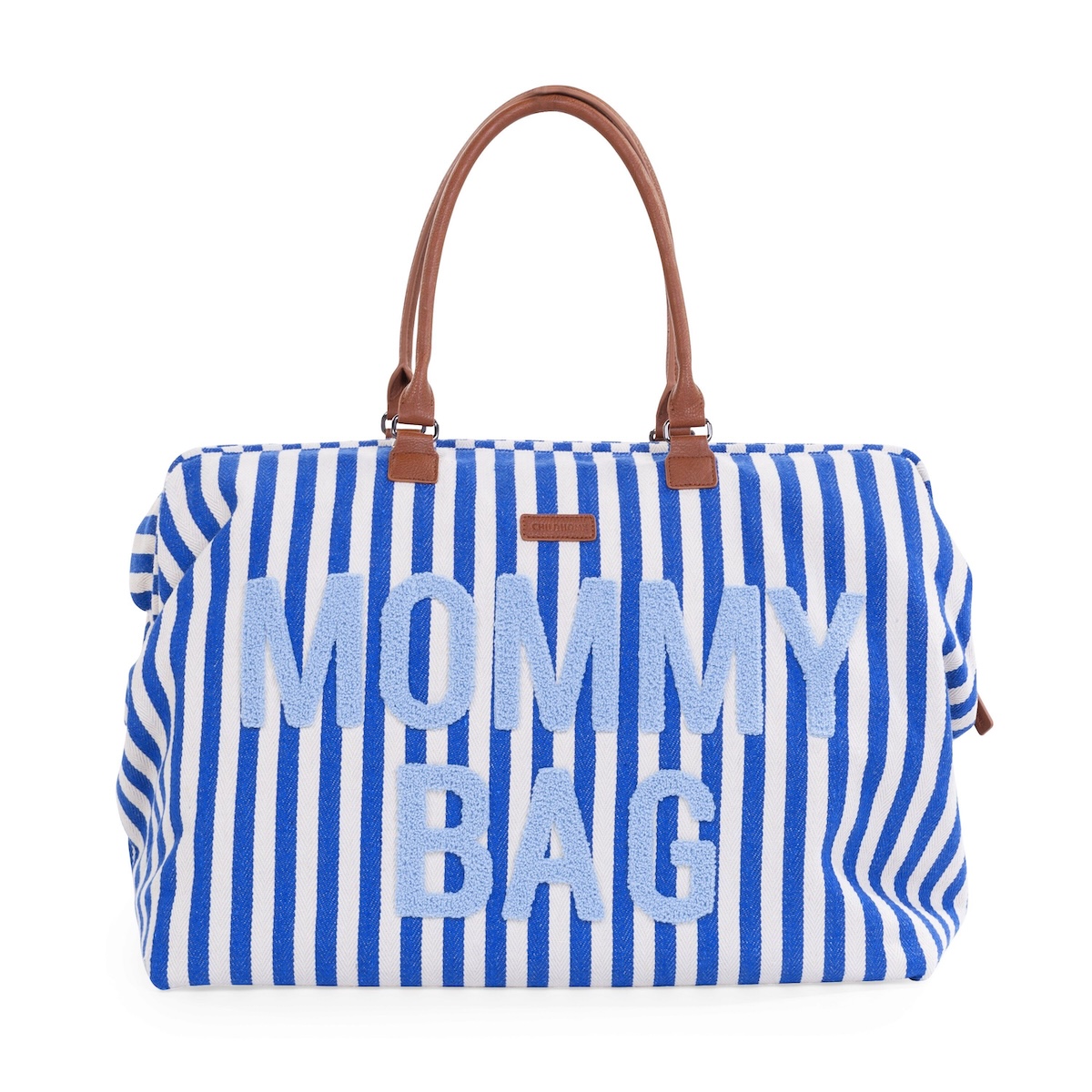 Bolso cambiador MOMMY BAG Childhome rayas azul-blanco