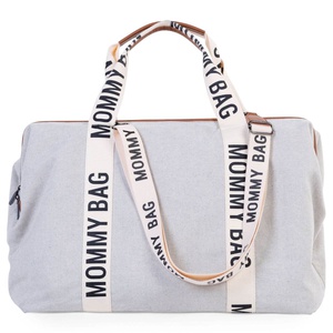 Bolso cambiador MOMMY BAG SIGNATURE Childhome Lona crudo