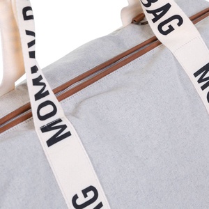 Bolso cambiador MOMMY BAG SIGNATURE Childhome Lona crudo
