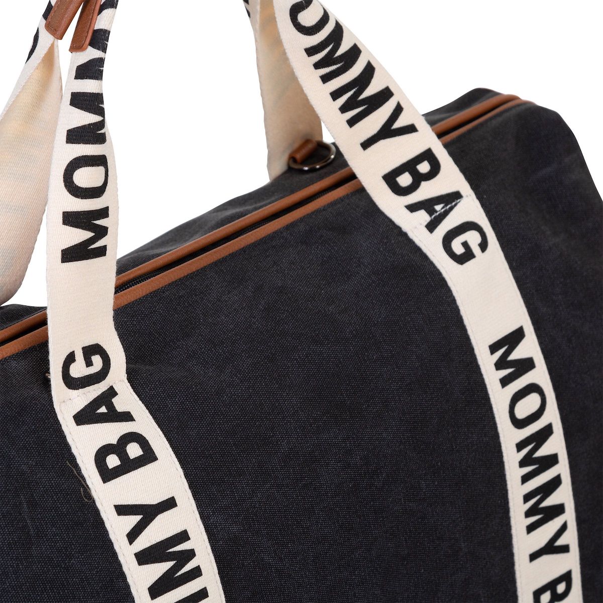 Bolso cambiador MOMMY BAG SIGNATURE Childhome Lona negro