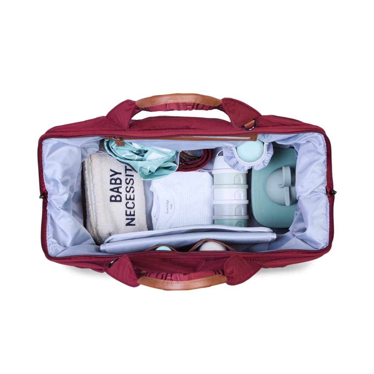 Bolso cambiador MOMMY BAG SIGNATURE Childhome Urban burdeos