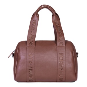 Bolso cambiador MOMMY CLUB SIGNATURE Childhome polipiel marrón oscuro