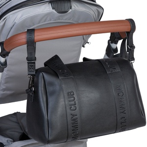 Bolso cambiador  MOMMY CLUB SIGNATURE Childhome polipiel negro