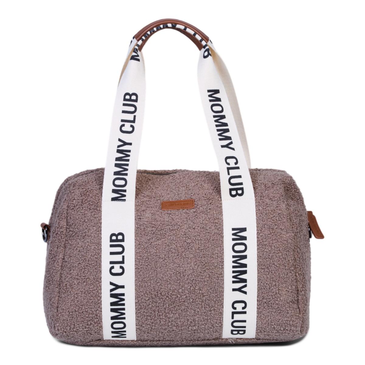 Bolso cambiador MOMMY CLUB SIGNATURE Childhome Teddy soft brown