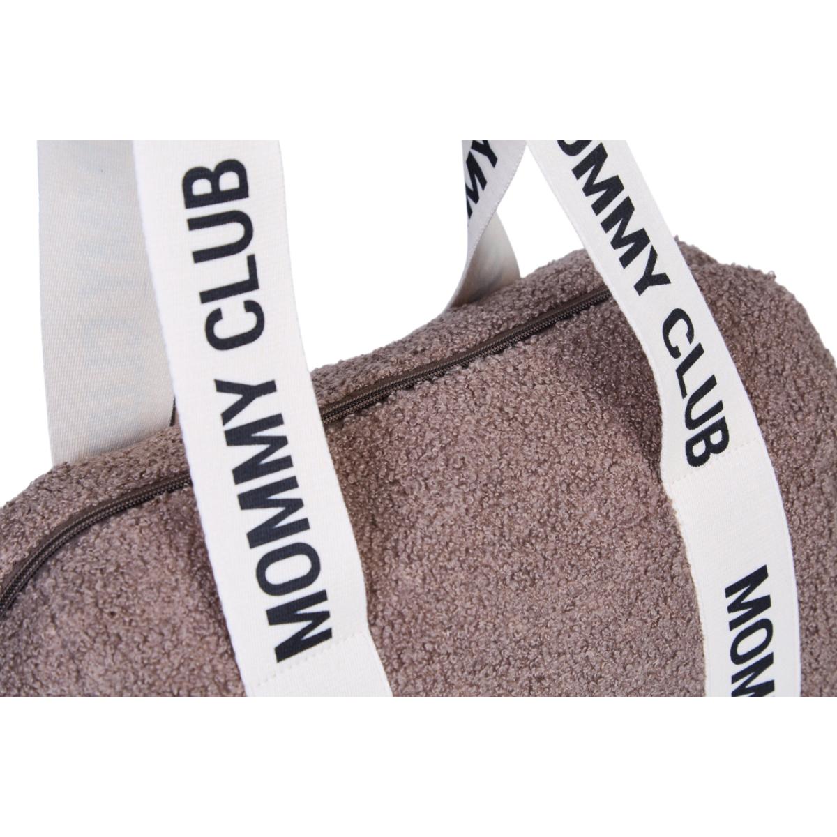 Bolso cambiador MOMMY CLUB SIGNATURE Childhome Teddy soft brown