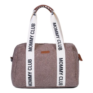 Bolso cambiador MOMMY CLUB SIGNATURE Childhome Teddy soft brown