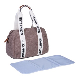 Bolso cambiador MOMMY CLUB SIGNATURE Childhome Teddy soft brown