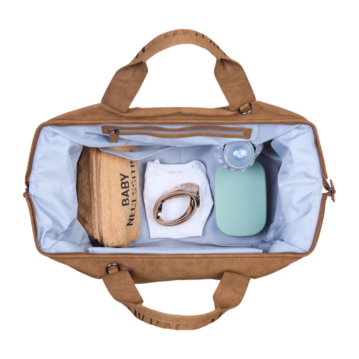 Bolso cambiador MOMMY CLUB SIGNATURE PRESTIGE Childhome hazelnut