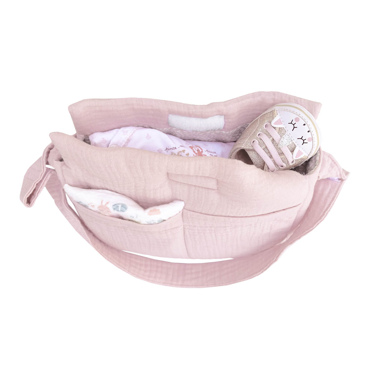 Bolso cambiador muñeca BOBBLE rosa