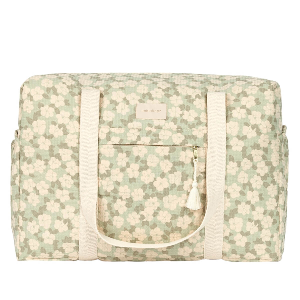 Bolso cambiador OPERA Nobodinoz green sakura