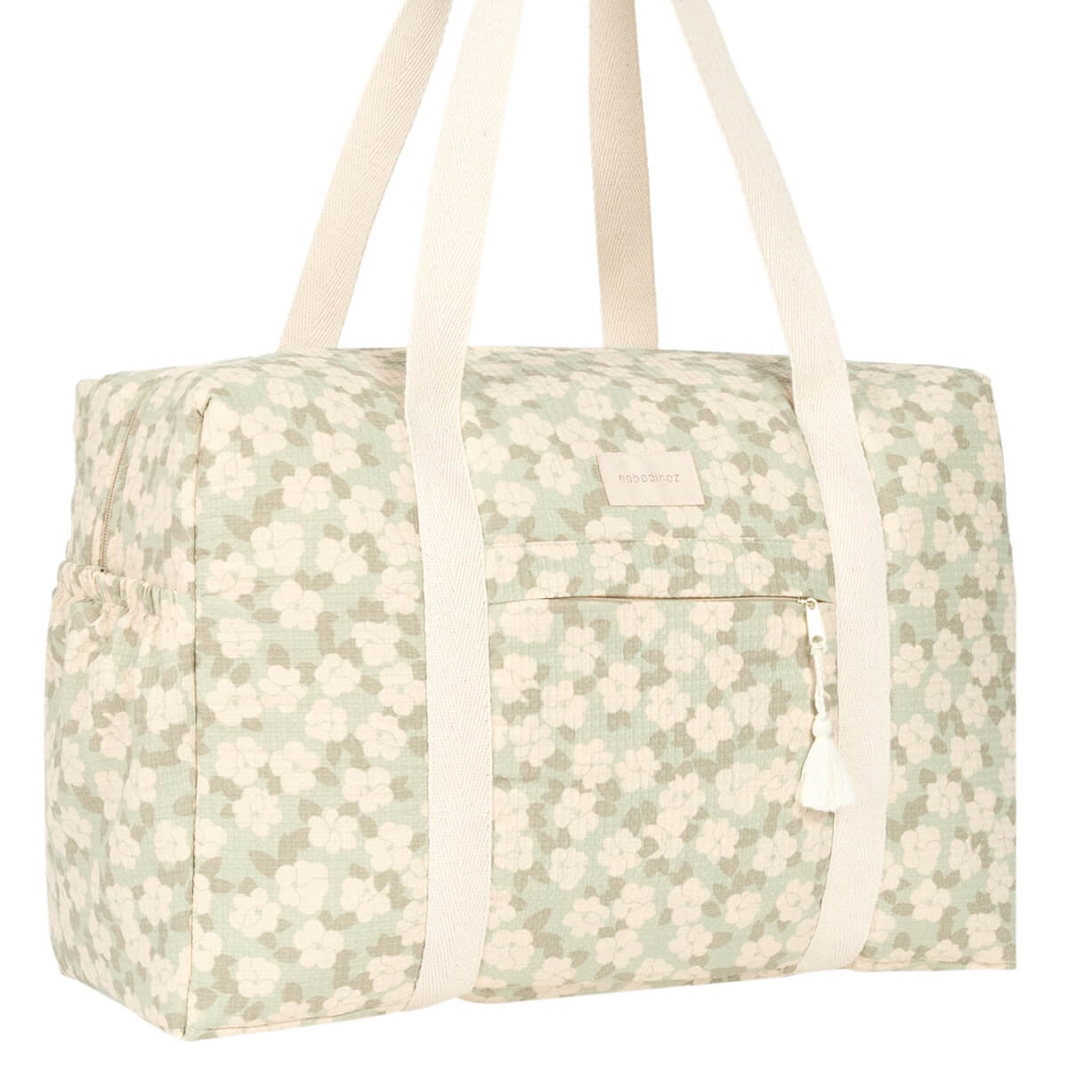 Bolso cambiador OPERA Nobodinoz green sakura