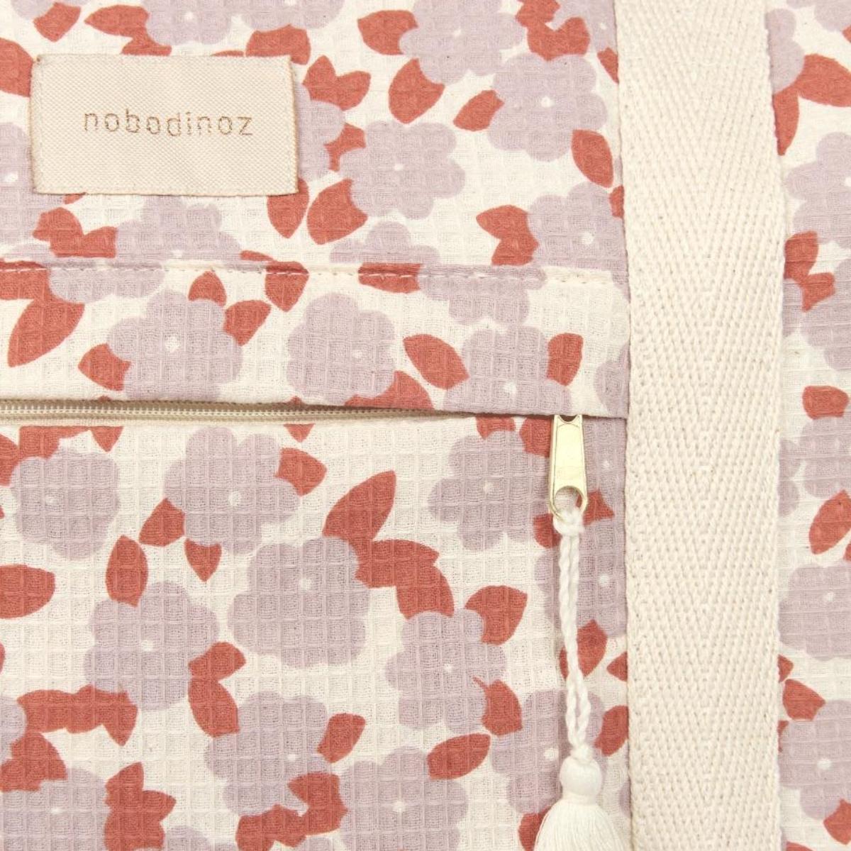 Bolso cambiador OPERA Nobodinoz mauve sakura