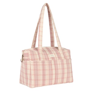 Bolso cambiador STORIES Edición Limitada Nobodinoz powder red checks