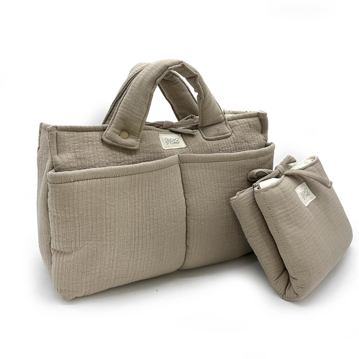 Bolso cochecito AUDREY Babyshower feel almond